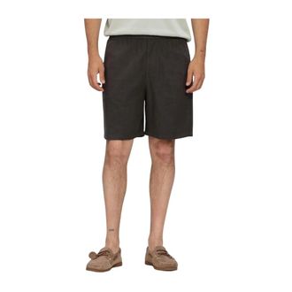 Selected Slhregular-Harvey Linnen Blend Shorts - Heren - Korte broeken - Grijs - Maat: S Linnen