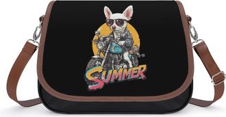 Generic Motorcycle Lover Fashion Womens Crossbody Bags Novelty Handbag Shoulder Bag Purse