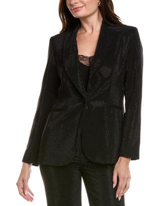 Elie Tahari The Briella Rhinestone Blazer