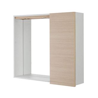 Feridras Feridras - Specchiera da Bagno 1 Anta con Faretti Led Linea Stella - Colore: Larice
