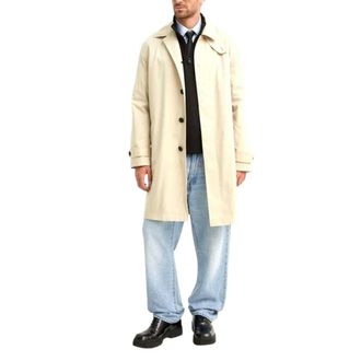 HUGO BOSS Heren, Mantels, Beige, Maat: XL Gabardine