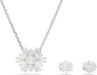 Swarovski Idyllia E Set Set Of 2 Rhodium Shiny White