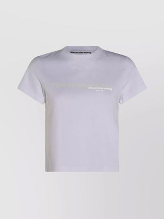 Alexander Wang cotton logo-print short-sleeve t-shirt