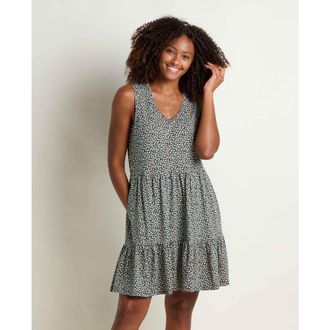 Toad & Co Marley Tiered Tank Dress in Midnight Print at Nordstrom, Size X-Large