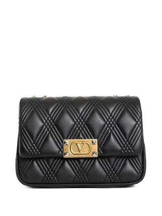 Valentino Garavani medium Quiltie 67 shoulder bag - women - Calf Leather - One Size - Black