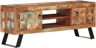 vidaXL TV Cabinet 112x30x45 cm Solid Wood Reclaimed vidaXL
