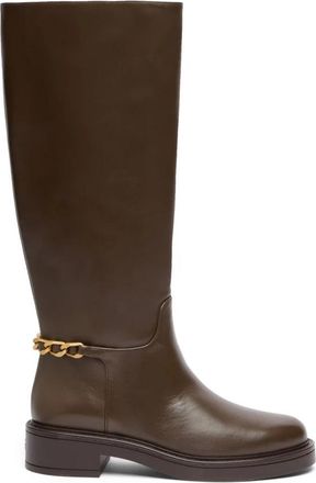 Stuart Weitzman Soluxe Celia Boot - Dames - Hoge Laarzen - Bruin - 39 EU - Schoenen