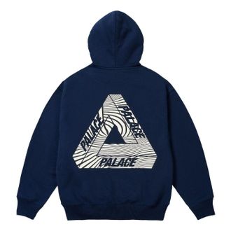 Palace Tri-Vortex Hoodie Navy P31HD004