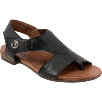 Bueno Tessie Toe Loop Sandal in Black at Nordstrom Rack, Size 6.5-7Us / 37Eu
