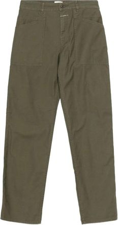 Closed Bosgroen Hali X Tapijt - Dames - Straight fit broeken - Groen - W25 - Broeken