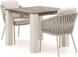 Suns Nappa/ROUGH-X 100cm dining tuinset 3-delig
