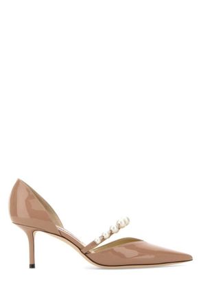 Jimmy Choo London Pink Solid Pointed Toe Pumps
