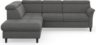 Sit&more Ecksofa »Marano L-Form« inklusive Kopfteilverstellung, wahlweise mit Bettfunktion, Bettkasten
