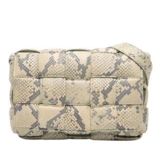 Bottega Veneta Pre-owned Shoulder Bags, female, Green, Size: ONE SIZE Pre-owned Padded Cassette