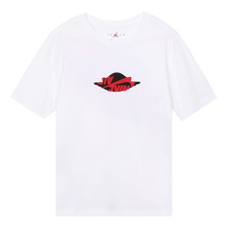 Nike Jordan Air Jordan Basketball Athleisure Casual Sports Short Sleeve White AT8903-100