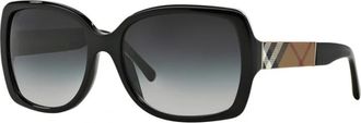 Burberry Zonnebril - Dames - Zonnebrillen - Zwart - 58 MM - Accessoires