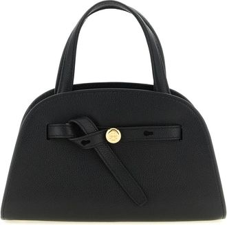 Tory Burch Romy Small Bauletto Handtas - Dames - Handtassen - Zwart - ONE Size - Leer - Tassen