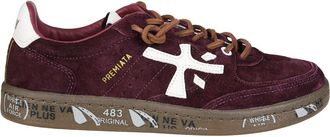 Premiata Bskt Clayd - Dames - Sneakers - Rood - 38 EU - Leer - Schoenen