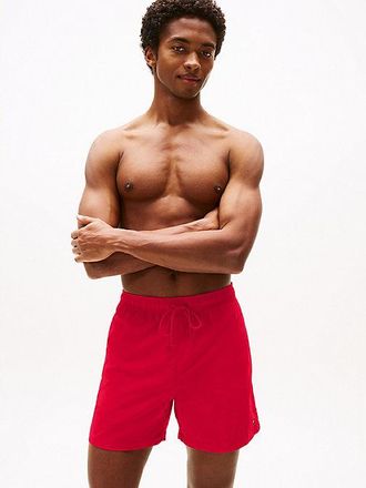 Tommy Hilfiger Flag Embroidery Mid Length Swim Shorts