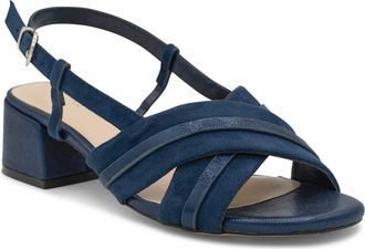 Paradox London Nancy Slingback Sandal in Navy at Nordstrom, Size 7.5