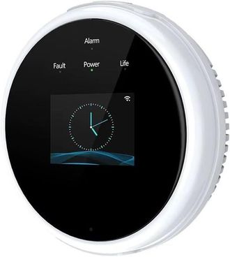 OEM Sensor De Alarma De Gas Natural Para Tuya, Pantalla Digital Lcd Wifi Inteligente, Detector De Fugas De Gas, Monitor De Gas, Alarma Sonora Y Luminosa