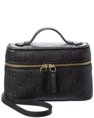 Gucci GG Emblem Super Mini Leather Bag