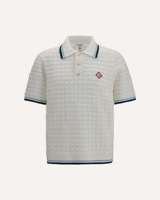 Casablanca Polo a maniche corte in boucl&eacute; Man M