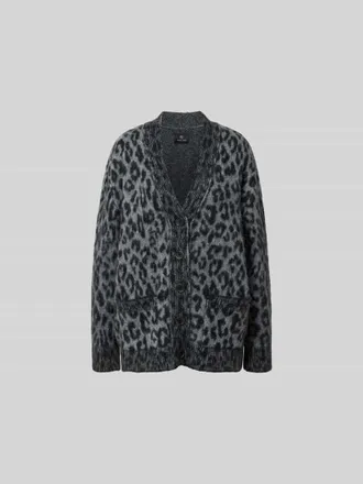Anine Bing Relaxed Fit Cardigan aus Alpaka-Mix in Dunkelgrau, Gr&ouml;&szlig;e XS