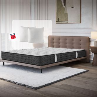 Cosmos Colch&oacute;n Viscoel&aacute;stico 150 X 200 Cm - Altura 21 Cm - Equinox - Espuma Hr Y Blue Latex - Semifirme - Transpirable - Hipoalerg&eacute;nico - Ergon&oacute;mico - Cara I