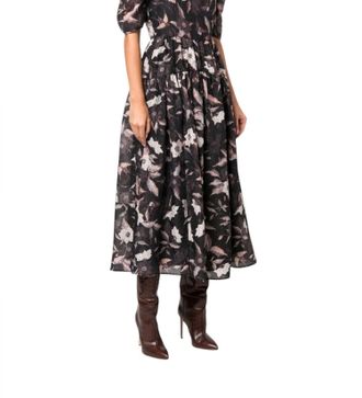 Ulla Johnson Talia Dress In Obsidian