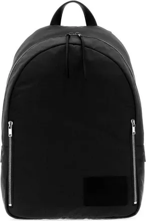 Jil Sander Black Fabric Urban Backpack 001 Zaini