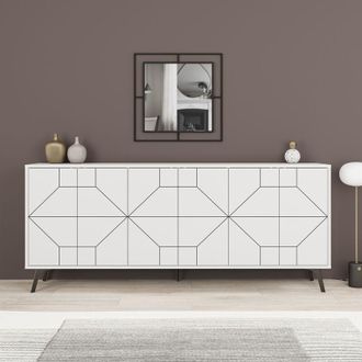 Decortie Decortie - Dune Console Sideboard Display Unit 183 White - White