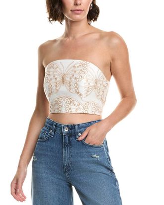 Milly Eyelet Crop Top