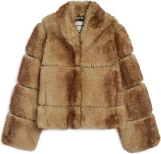 Apparis Giacca Sai con inserti - Marrone