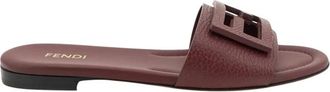 Fendi Slide - Dames - Sandalen - Rood - 36 EU - Schoenen