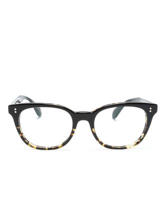 Oliver Peoples Hildie cat-eye frame glasses - unisex - Acetate - 50 - Black
