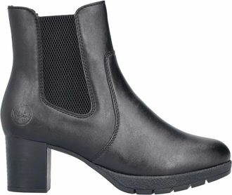 Rieker Chelsea Boot - Dames - Schoenen - Zwart - Maat: 41 EU Leer