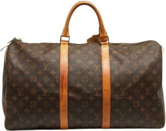 Louis Vuitton Borsa Weekend in Tela Enduit Pre-owned - - Pre-owned - Donna - Marrone - ONE SIZE