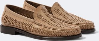 Brunello Cucinelli Mocasines trenzados de piel