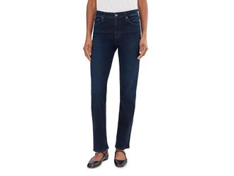 AG - Adriano Goldschmied Mari Mid Rise Slim Straight Jean Womens Jeans 3 Years Gravity : 29 29, Cotton/Denim/Elastane