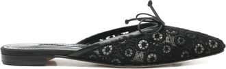 Manolo Blahnik Mules Ballerimu - Nero