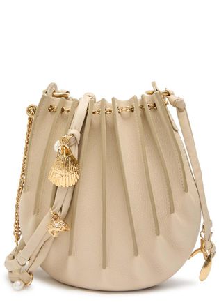 Chloé Sea Treasures Medium Grained Leather Shoulder bag - Ivory - One Size