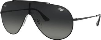 Ray-Ban Wings RB 3597 Zonnebril Zwart/Grijs Getint - unisex - Zonnebrillen - Zwart - 33 MM - Accessoires