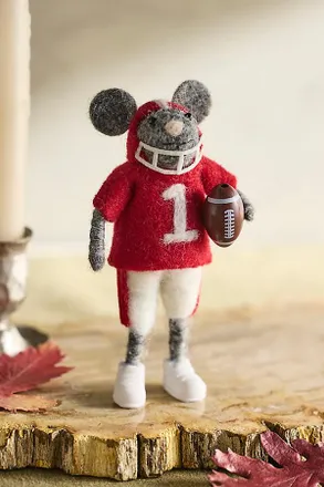 Terrain Football Mouse Felt Critter