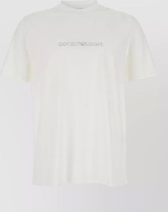 Emporio Armani cotton logo t-shirt