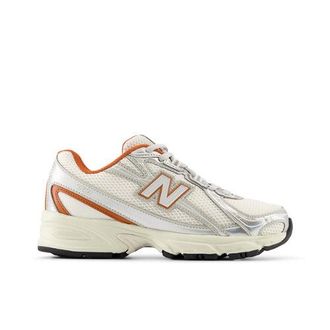 New Balance Bambino 740 Lace in Grigio/Rossa, Sintetica, Taglia 35.5