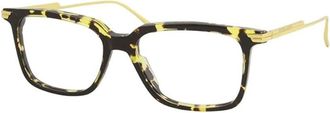 Bottega Veneta Unisex Brown Square Eyeglass Frames BV1009O 003
