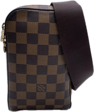 Louis Vuitton Beige Brown Damier Canvas Damier Canvas Shoulder Bag (Pre-Owned)