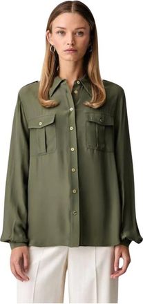 Marciano Overhemden, Dames, Groen, M, Nori LS Pockets Shirt