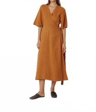 Indi & Cold Vestido Maxi Dress In Oxido